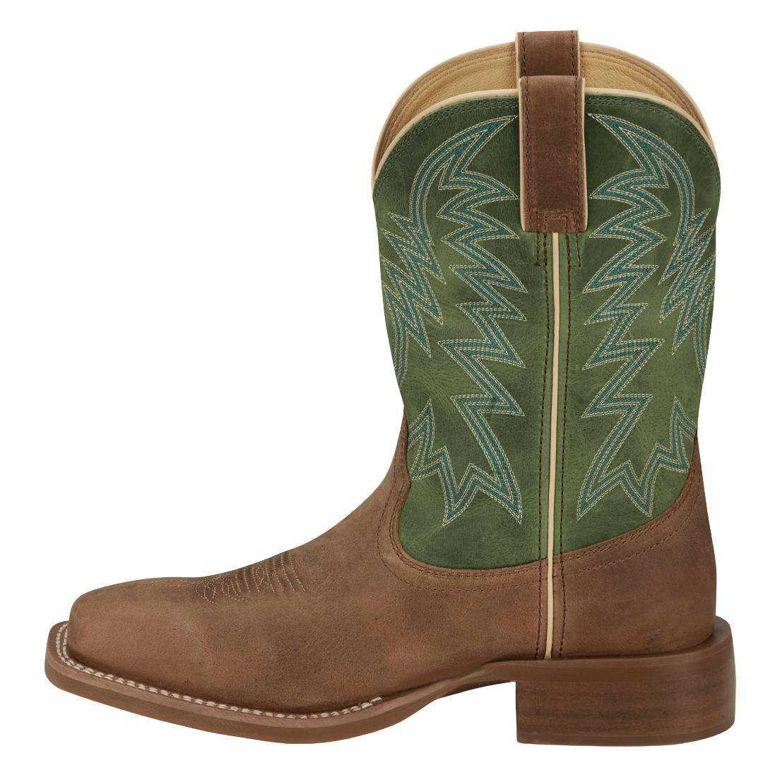 Justin Men's War Dog Tan 11" Wide Square Toe Western Boot FN7110