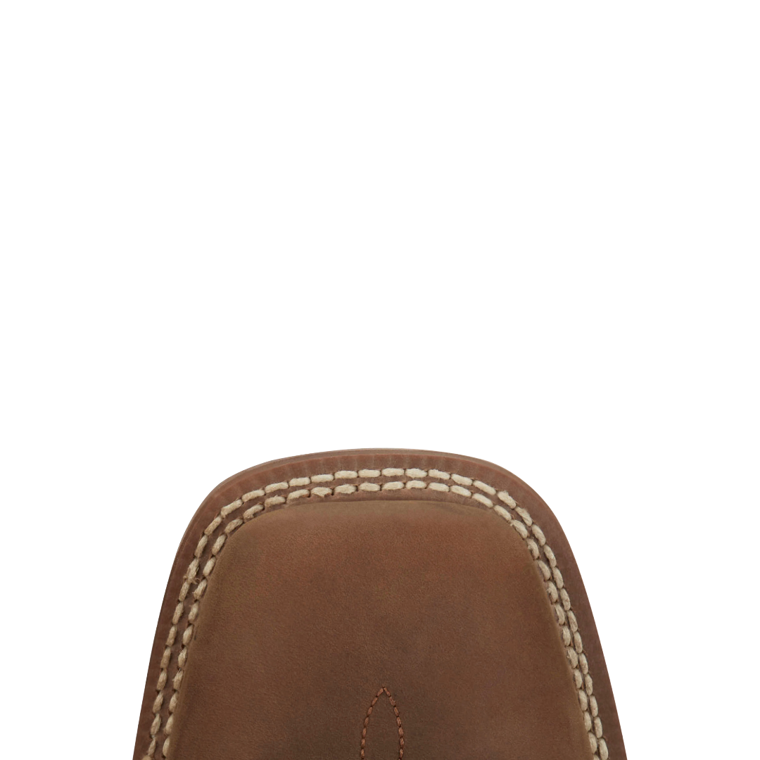 Justin Men's TUF Brown 11" Wide Square Toe Western Boot FN7020