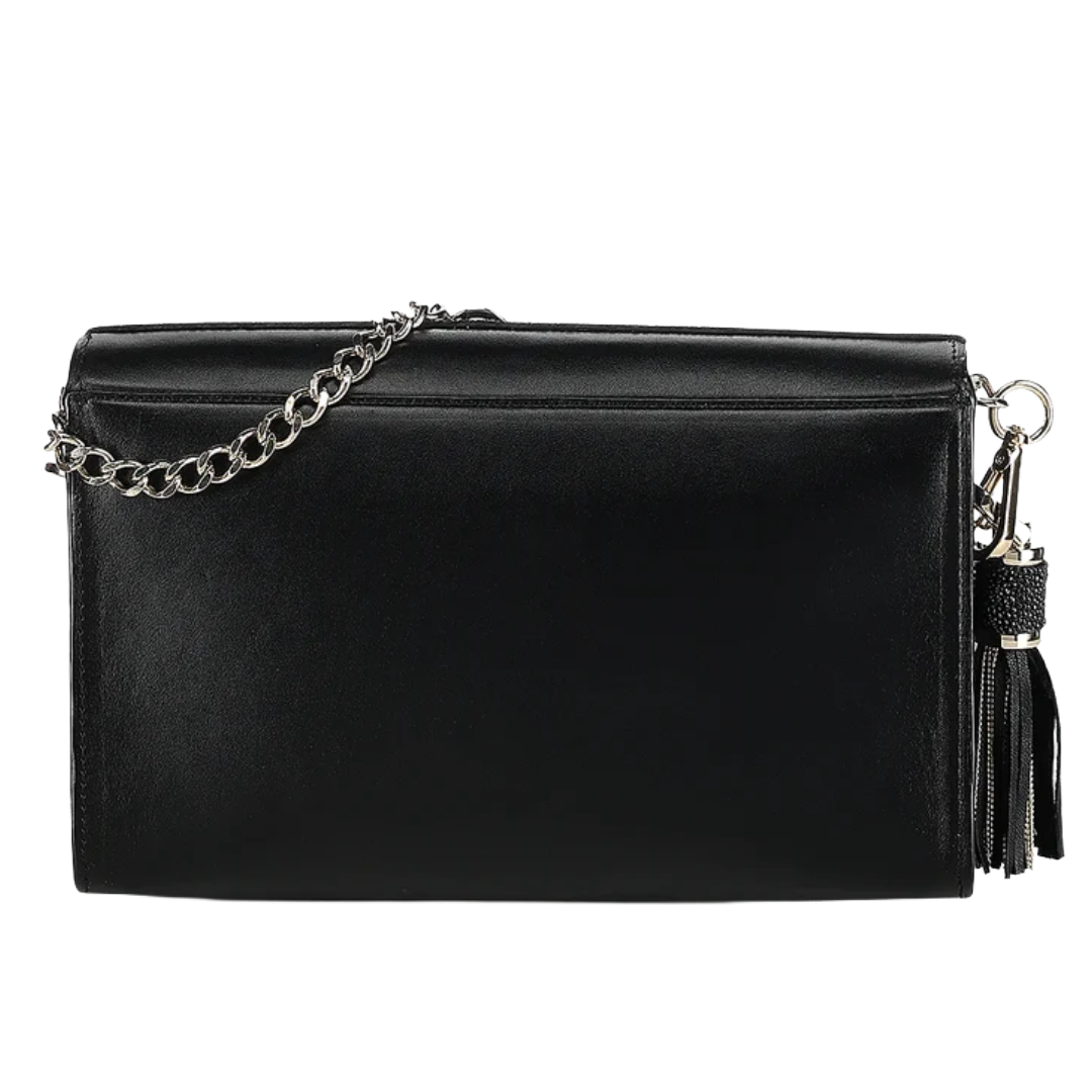 Cuadra Ladies Black Stingray Stitching Crossbody Bag DU821