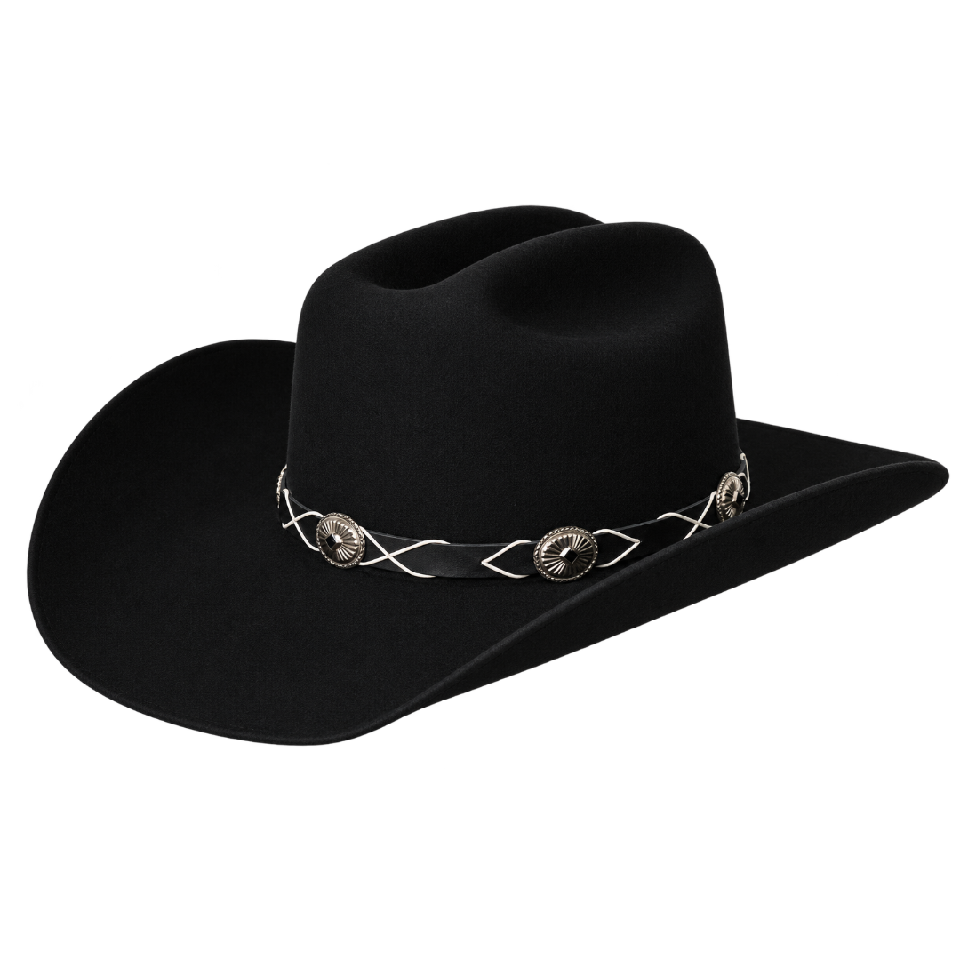 Charlie 1 Horse X Lainey Wilson Troubadour Black Wool Western Hat CWTRBD-344007