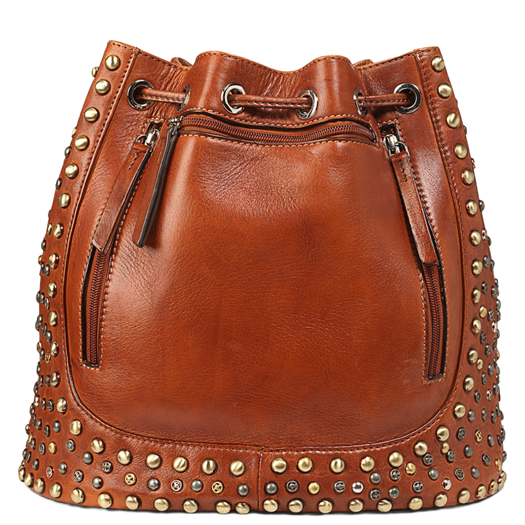 Ariat Ladies Dawn Cognac Leather Conceal Carry Bucket Bag A7700169153
