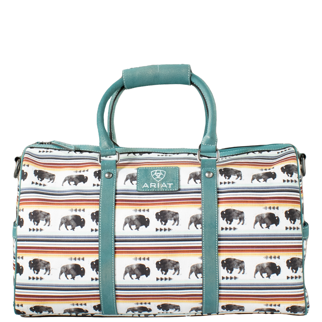 Ariat Ladies Multi Buffalo Stripe Cruiser Overnight Duffle Bag A770015997