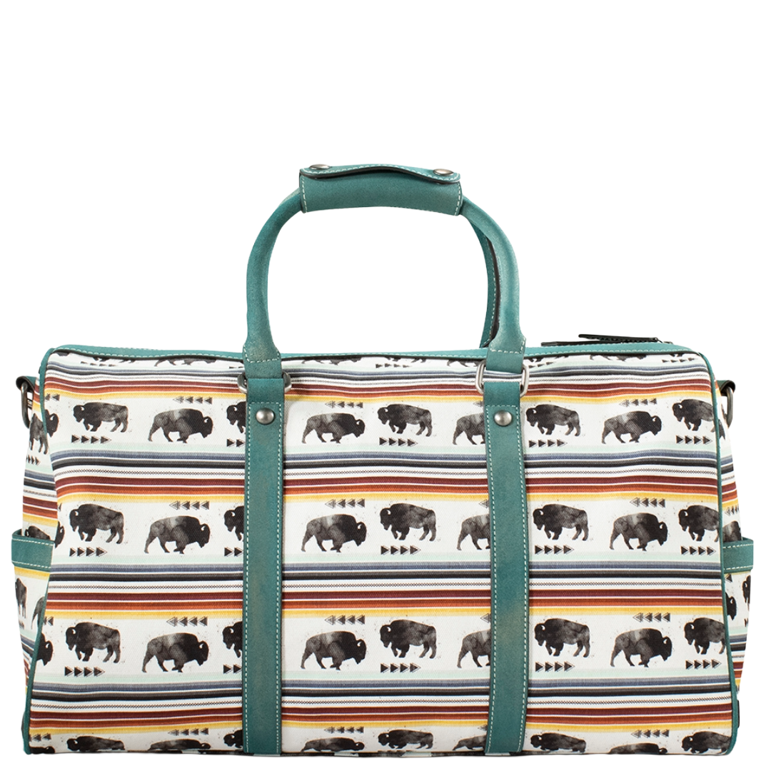 Ariat Ladies Multi Buffalo Stripe Cruiser Overnight Duffle Bag A770015997