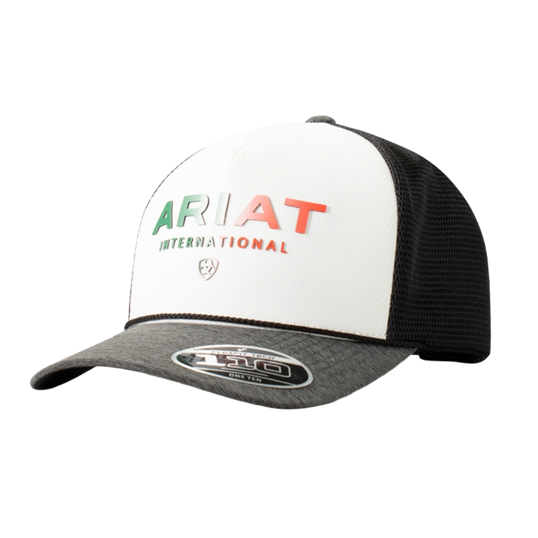 Ariat FlexFit 110 White Gradient Logo Trucker Cap A300083205