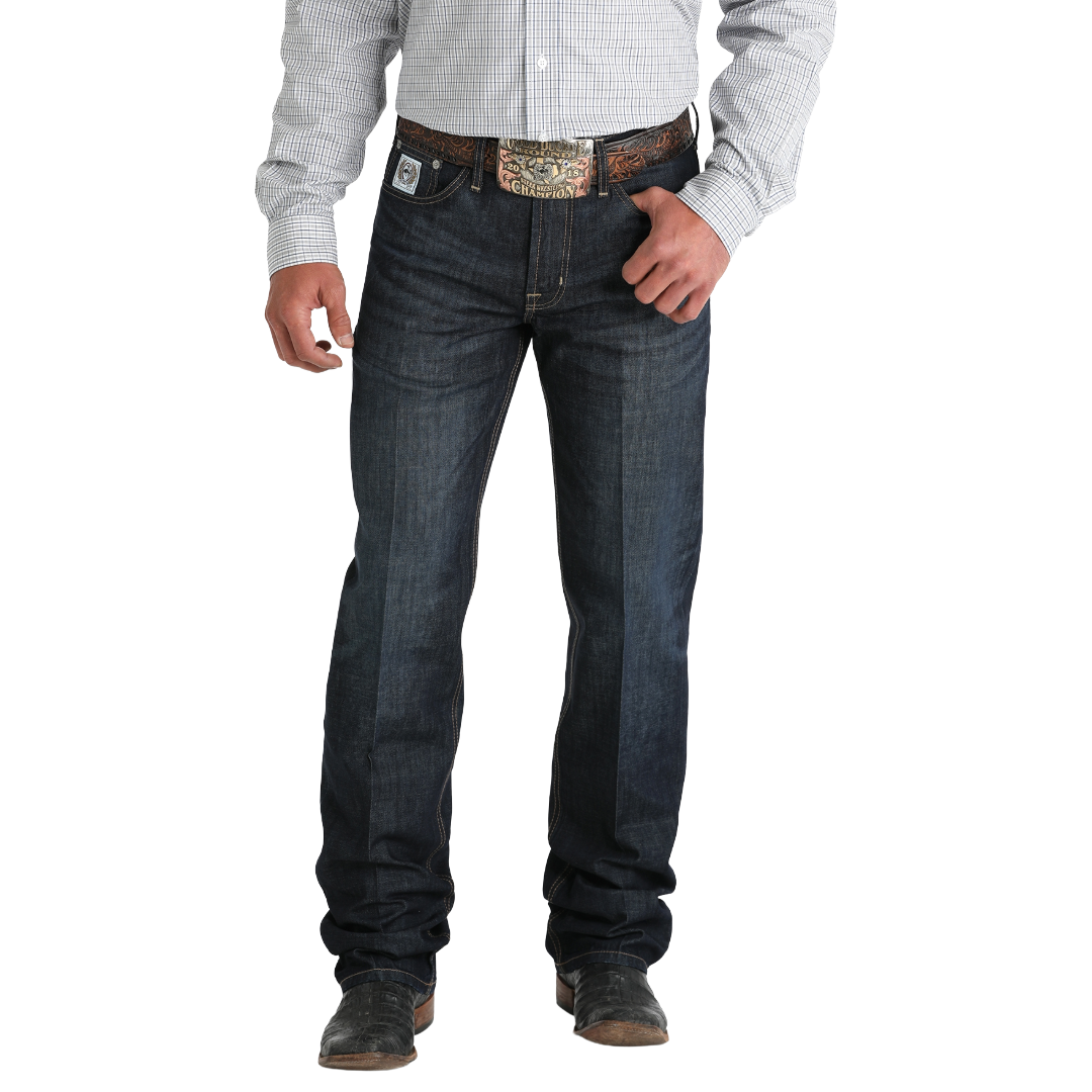 Cinch Men's White Label Dark Rinse Relaxed Fit Denim Jean MB92834057