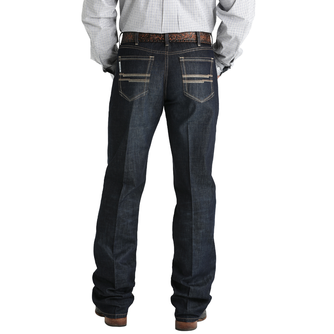 Cinch Men's White Label Dark Rinse Relaxed Fit Denim Jean MB92834057