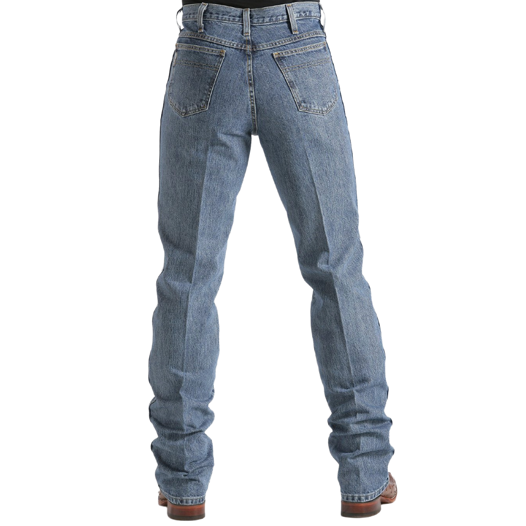 Cinch Men's Bronze Label Rigid Medium Stone Tapered Leg Denim Jean MB90532001