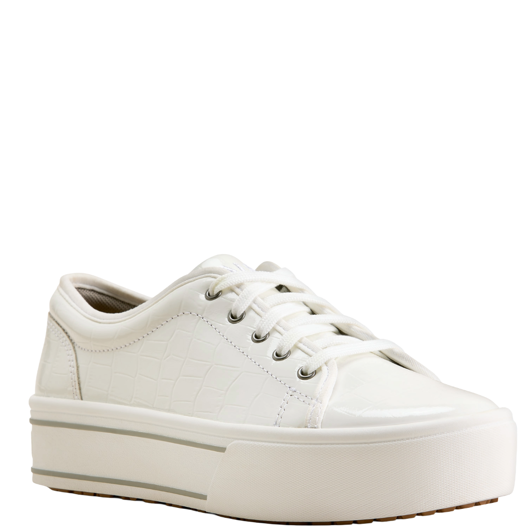 Ariat Ladies Skylar Patent White Croc Print Shoe 10080405