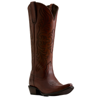 Ariat Ladies Calera Whiskey Leather X Toe Western Boot 10080315