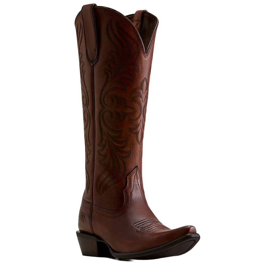 Ariat Ladies Calera Whiskey Leather X Toe Western Boot 10080315
