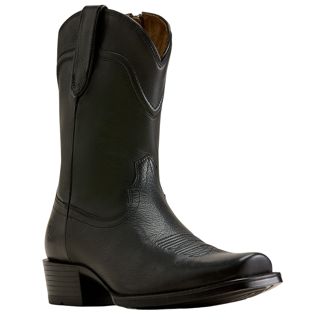 Ariat Men's Oliver Eclipse Black Narrow Cutter Toe Western Boot 10080290