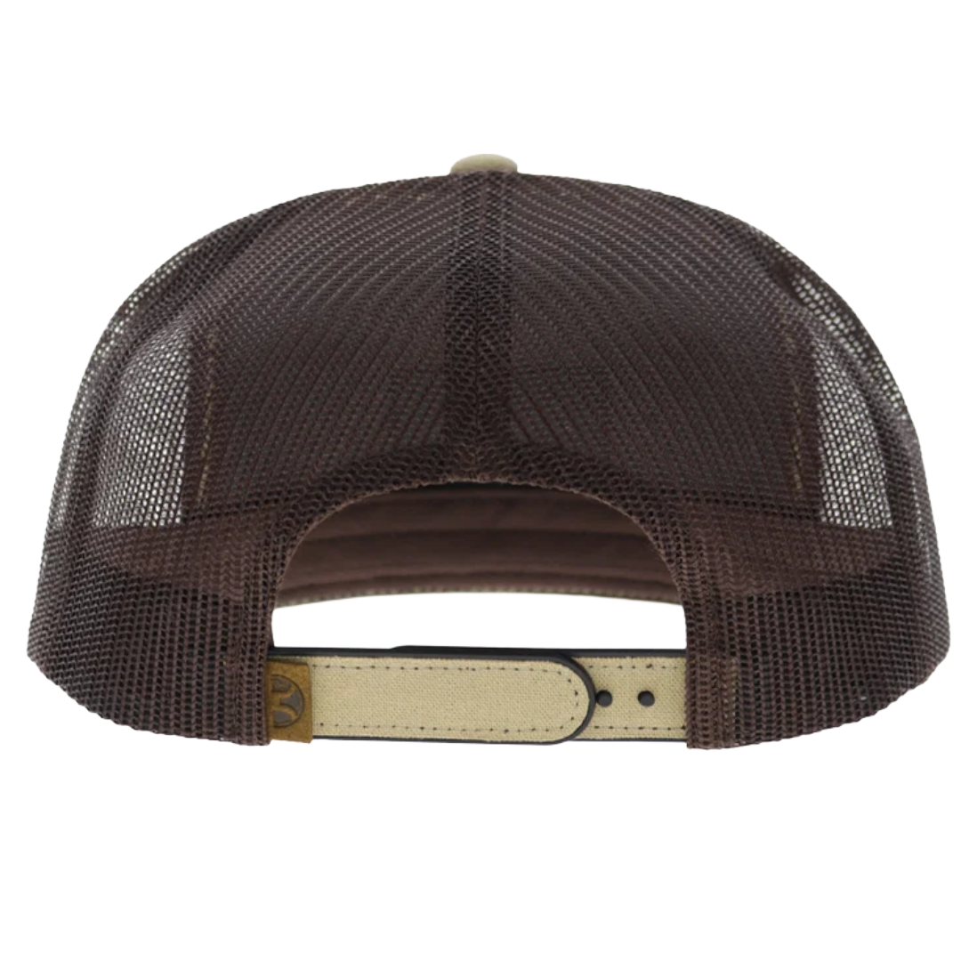 Hooey OG Patch Tan & Brown 5-Panel Trucker Cap 2686T-TNBR
