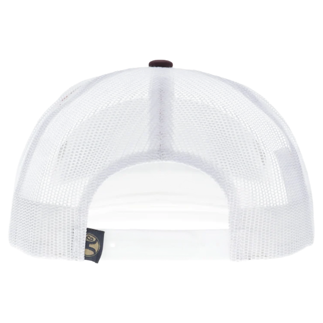 Hooey Mesa Tan & White 6-Panel Trucker Cap 2687T-TNWH