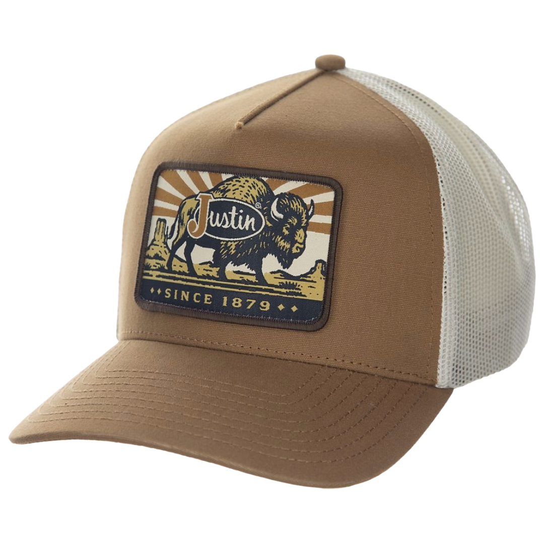 Justin Men's Buffao Tan Baseball Cap JUS13712-TAN