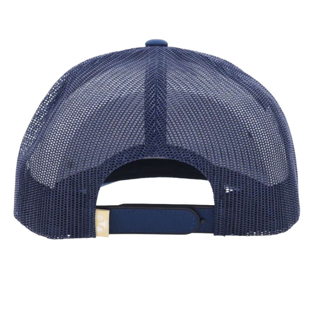 Hooey OG Navy With Tan Bill 5-Panel Trucker Cap 2660T-NVTN