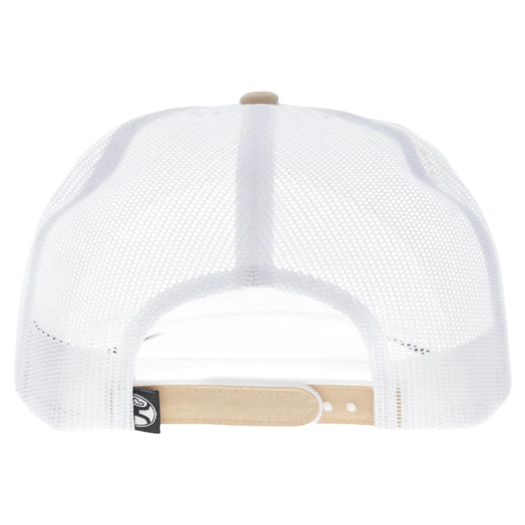 Hooey Rank Stock White & Yellow Patch 5-Panel Trucker Cap 2661T-WHYL
