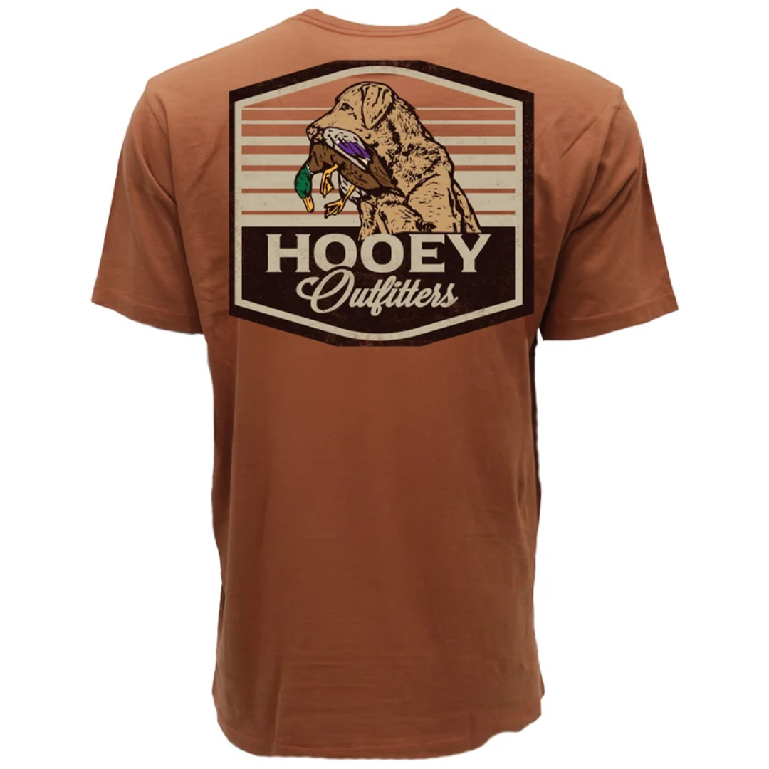 Hooey Men's Toller Rust Bird Dog Graphic T-Shirt HT2656RU