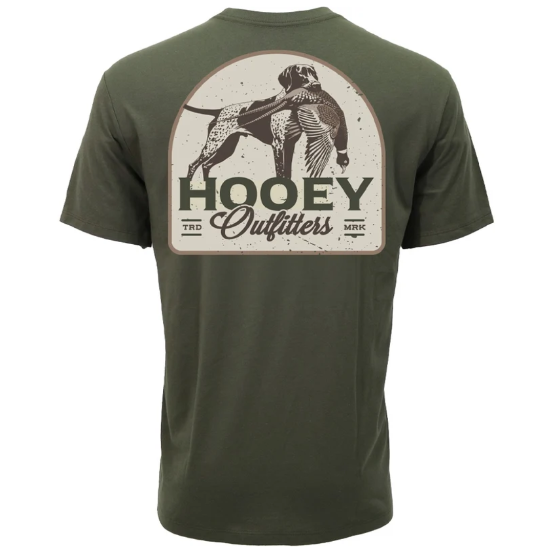 Hooey Men's Remi Green Bird Dog Graphic T-Shirt HT2614GR