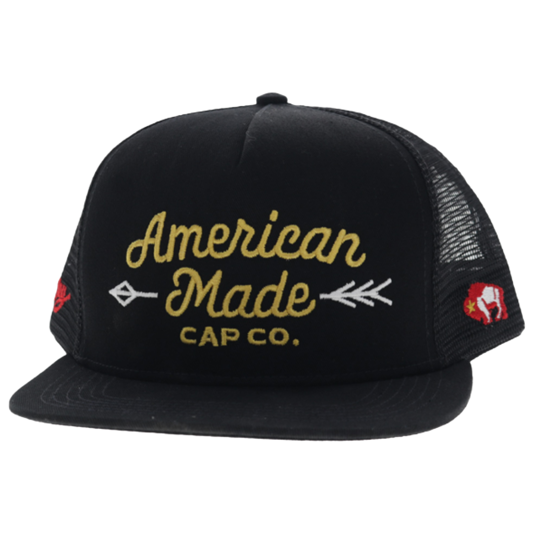 Hooey AMCC Black 5 Panel Trucker Cap 9773T-BK