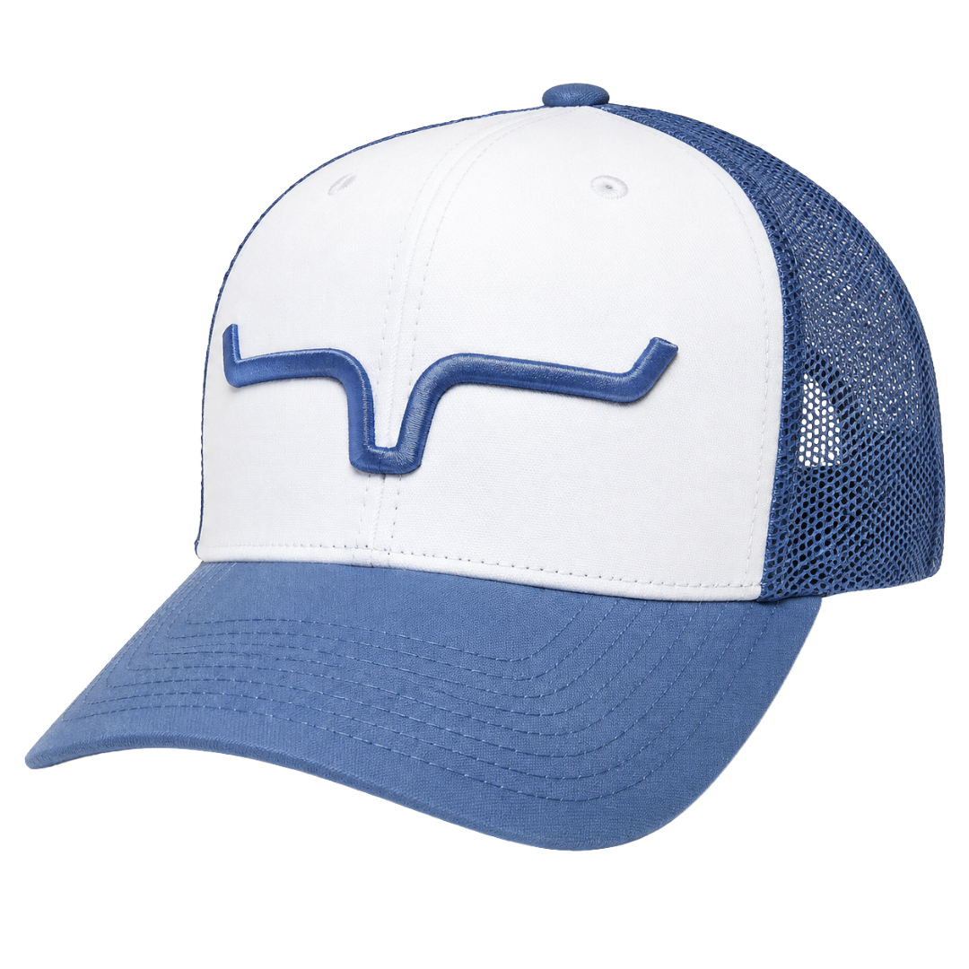 Kimes Ranch Weekly Trucker White & Slate Cap UHA0000027-WE015