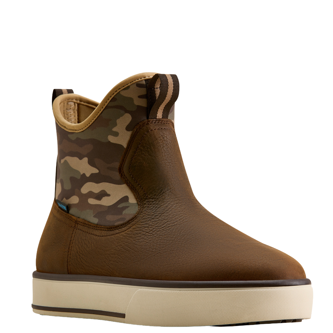 Ariat Men's Saylor Shrimp Dark Brown Waterproof Boot 10080793