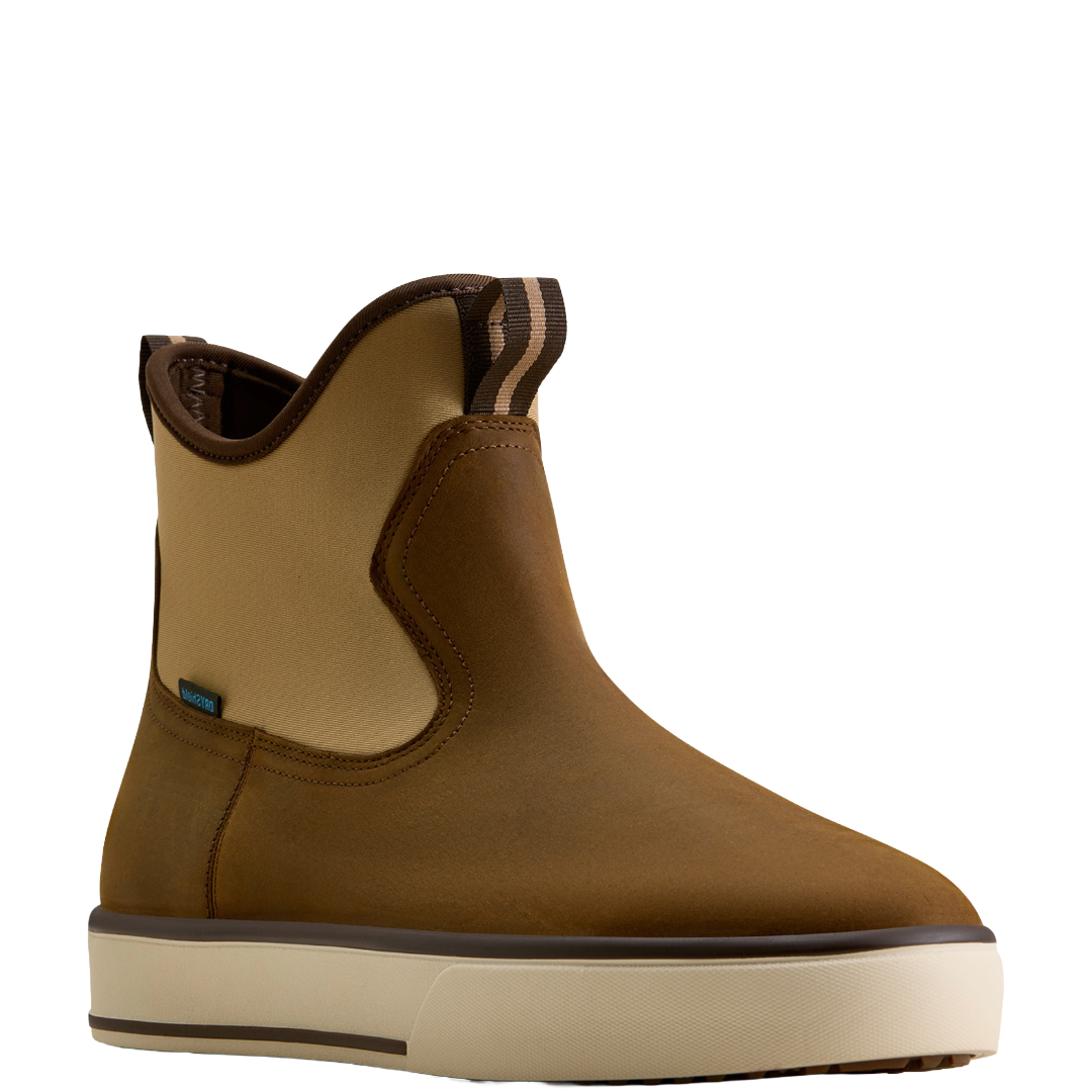 Ariat Mens Saylor Shrimp Distressed Brown Waterproof Boot 10080792