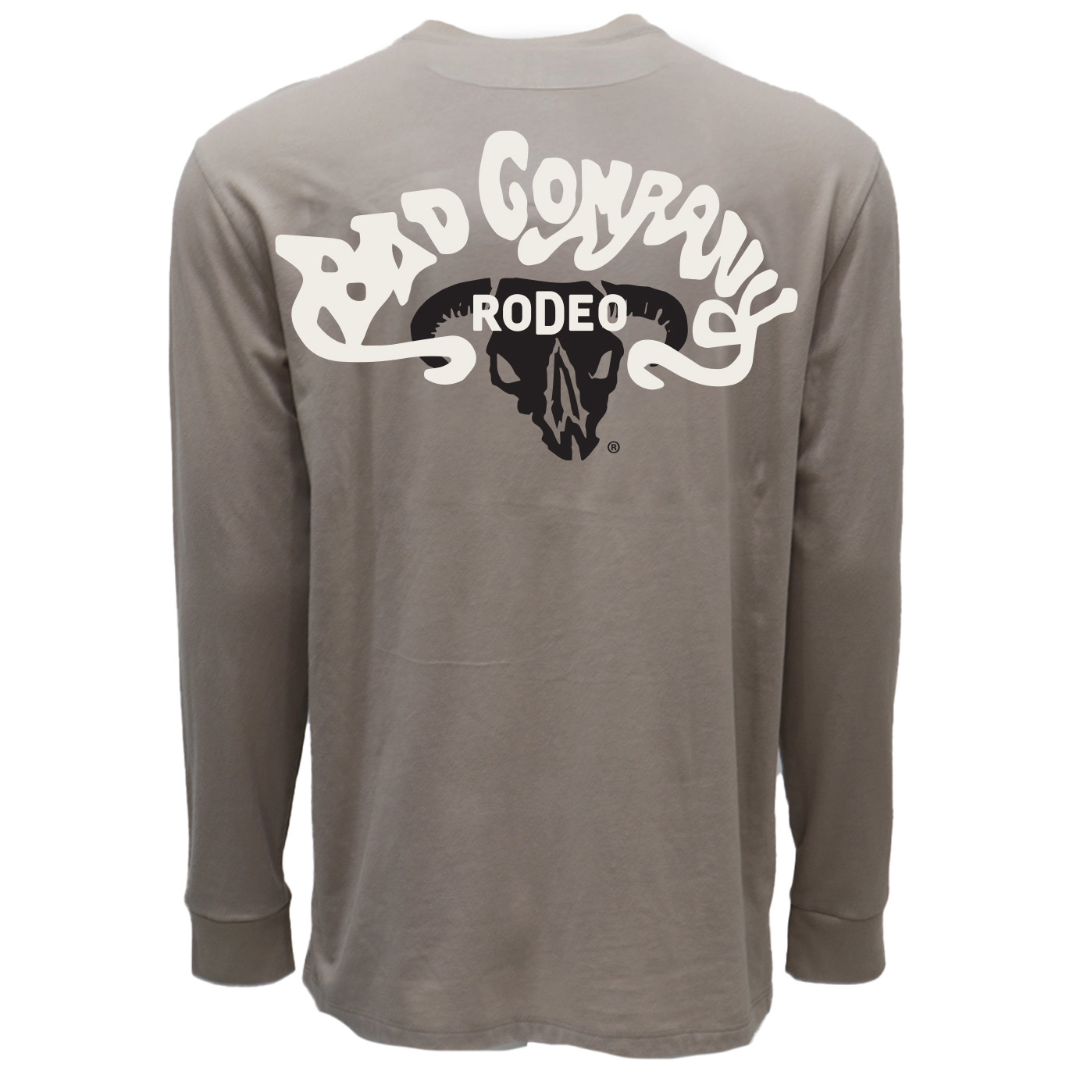 Hooey X Bad Company Men's Tan Logo Graphic T-Shirt BCT2613TN