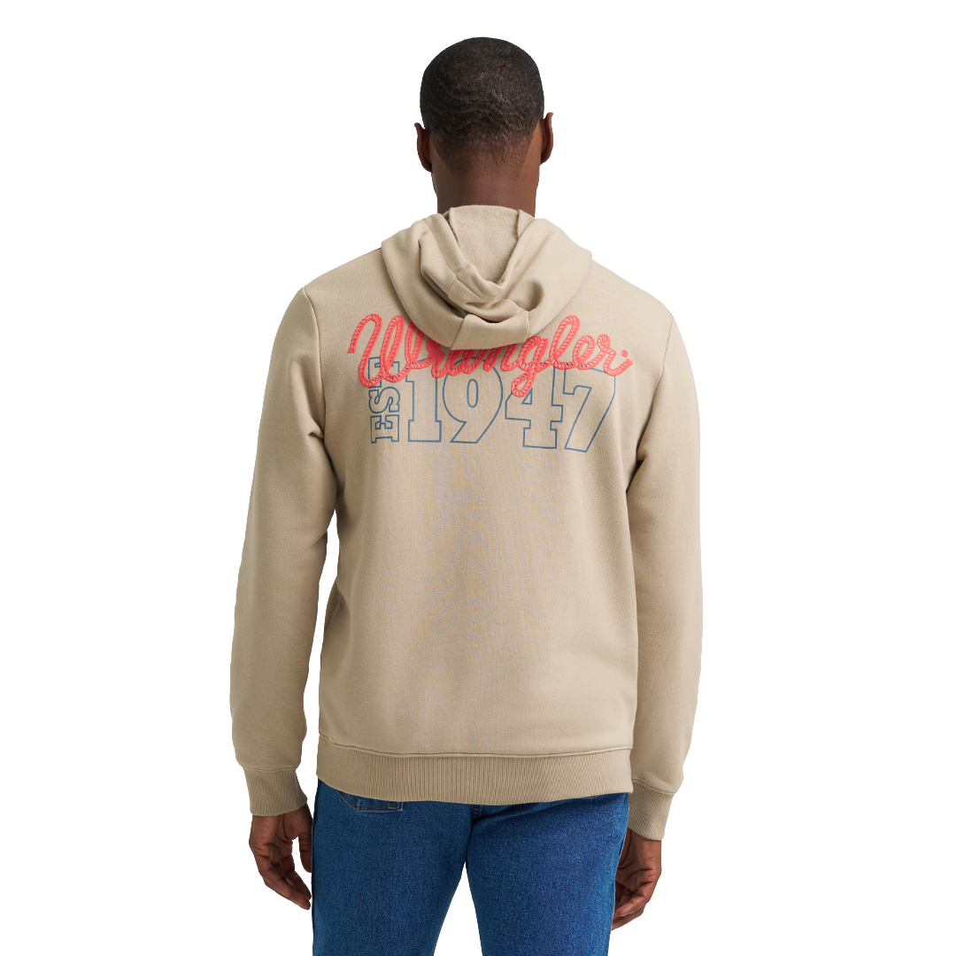 Wrangler Men's Trench Coat Puff Ink Western Hoodie 112379564