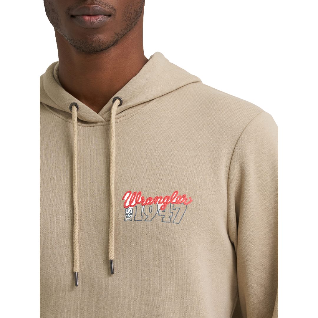 Wrangler Men's Trench Coat Puff Ink Western Hoodie 112379564
