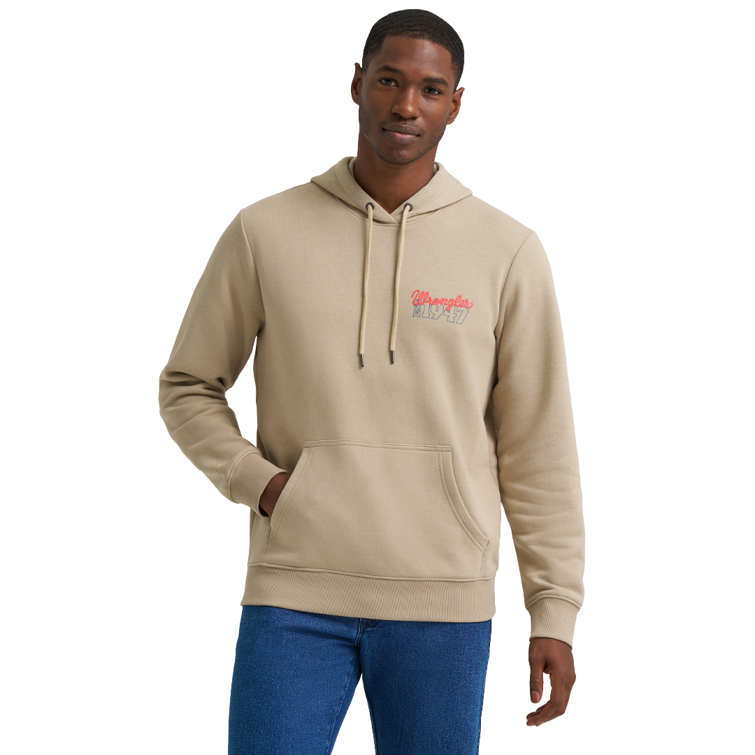 Wrangler Men's Trench Coat Puff Ink Western Hoodie 112379564