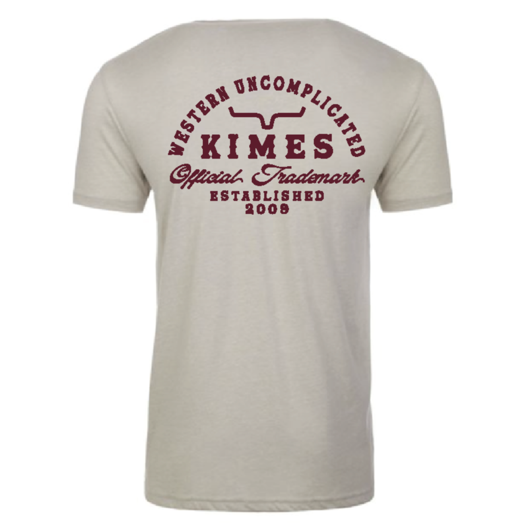 Kimes Ranch Men's Heavy Text Sand Graphic T-Shirt MSH0000157-BE007