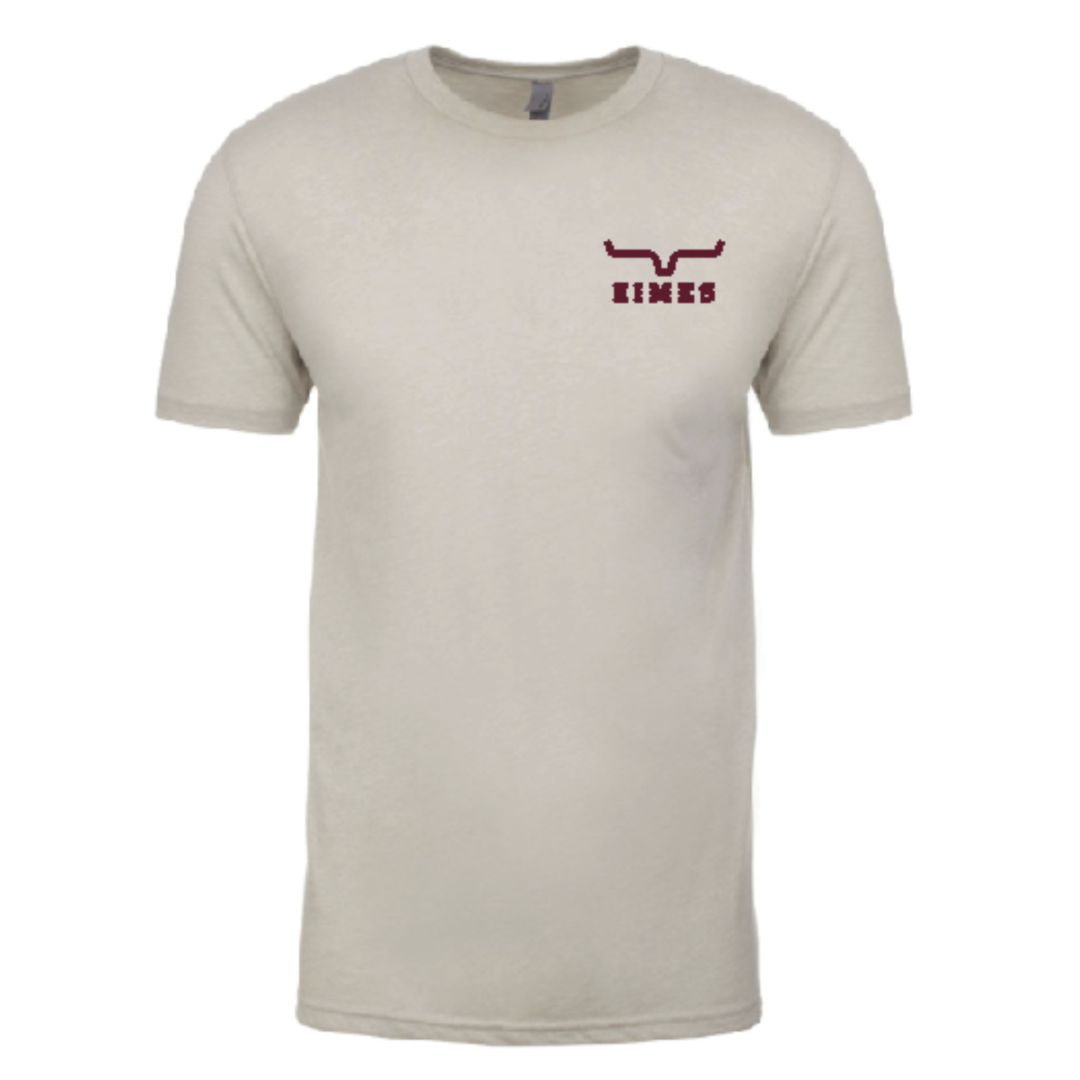 Kimes Ranch Men's Heavy Text Sand Graphic T-Shirt MSH0000157-BE007