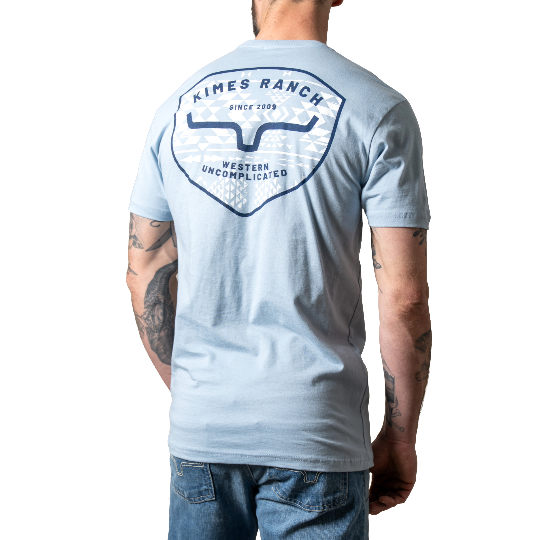 Kimes Ranch Men's Honor Stonewash Denim Graphic T-Shirt MSH0000205-BL084