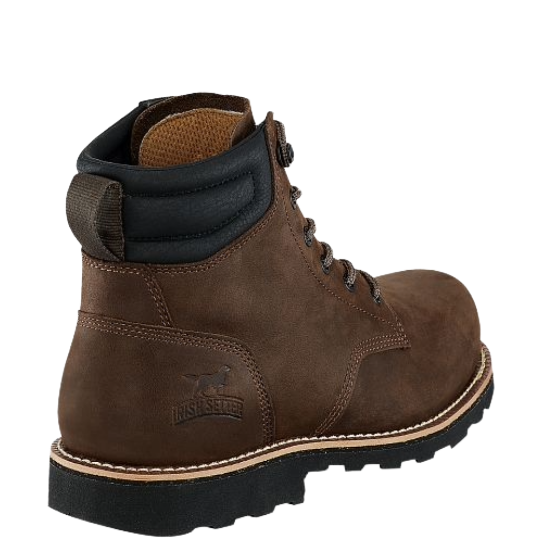 Irish Setter Unisex Pipestone 6" Soft Toe Brown Work Boot 84603