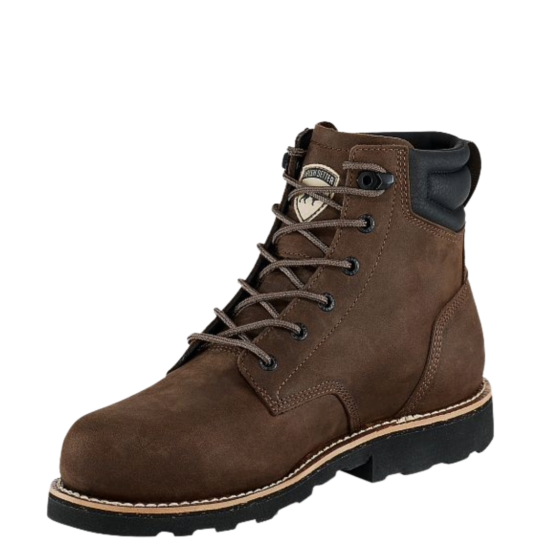 Irish Setter Unisex Pipestone 6" Soft Toe Brown Work Boot 84603