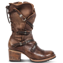 Freebird Ladies Cora Brown Buckle Strap Leather Boot CORA-BRN