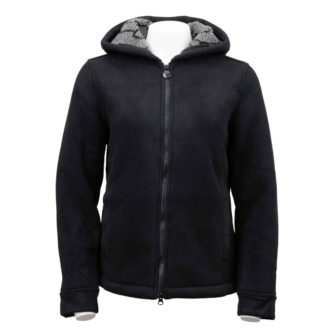 Outback Trading Ladies MT Rocky Black Fleece Jacket 4810-BLK