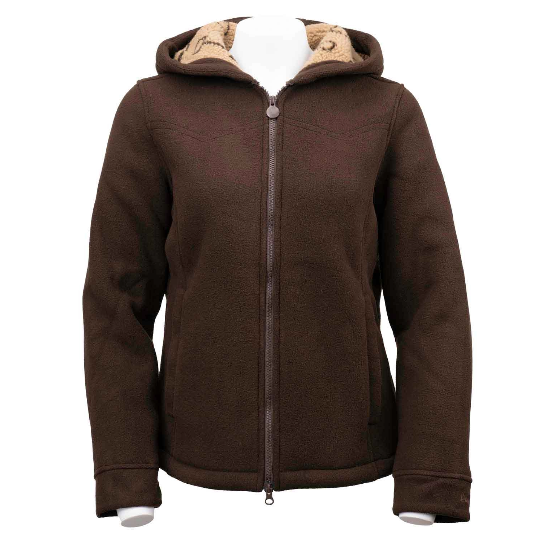 Outback Trading Ladies MT Rocky Brown Fleece Jacket 4810-BRN