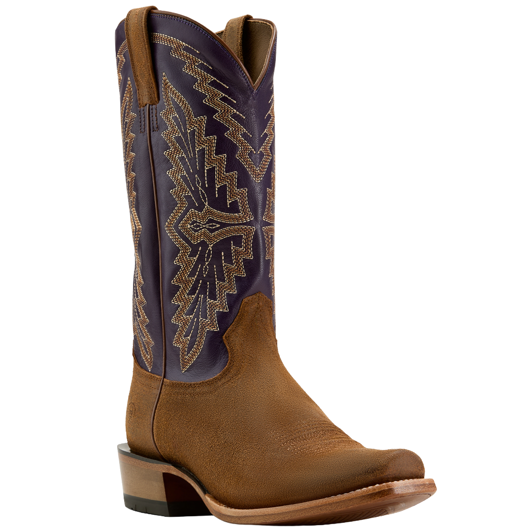 Ariat Men's Futurity Showman Foothill Brown Roughout Western Boot 10061218