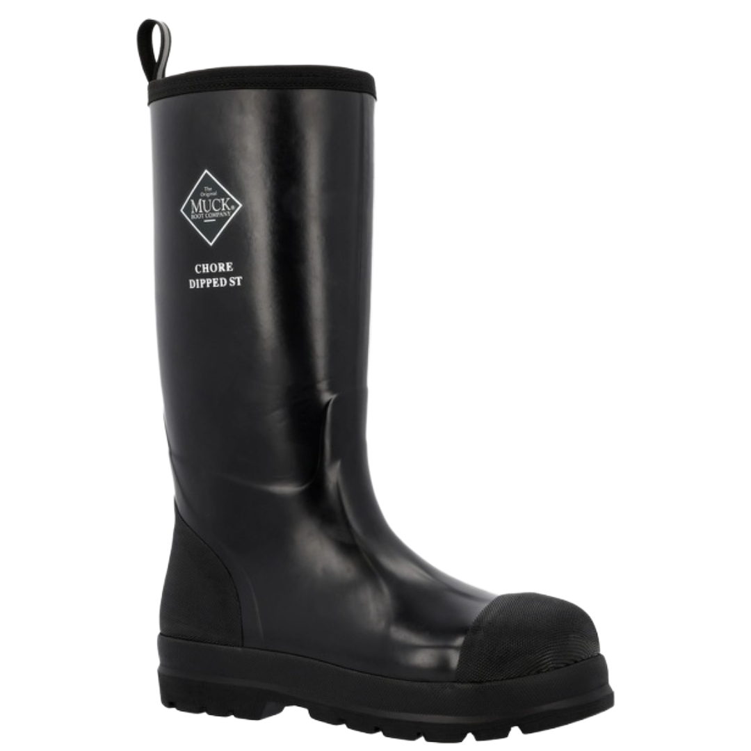 Muck Men's Chore Flex 15" Black Steel Toe Work Boot MCHSDP00