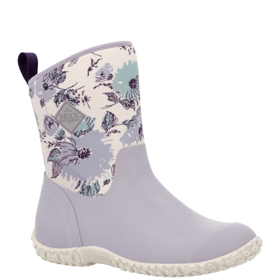 Muck Ladies Muckster II Purple Floral 10" Outdoor Boot MM210W50