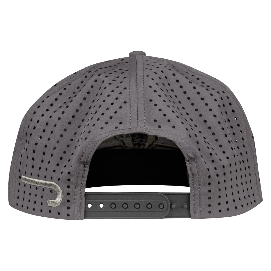 Lazy J Ranch Grey Diamond Banner Performance Rope Trucker Cap CHARPERJ