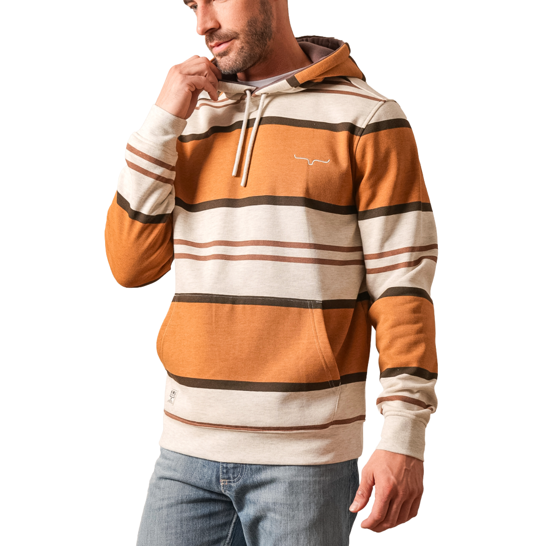 Kimes Ranch Men's Owen Natural Stripe Pullover Hoodie MHO0000024-BE006