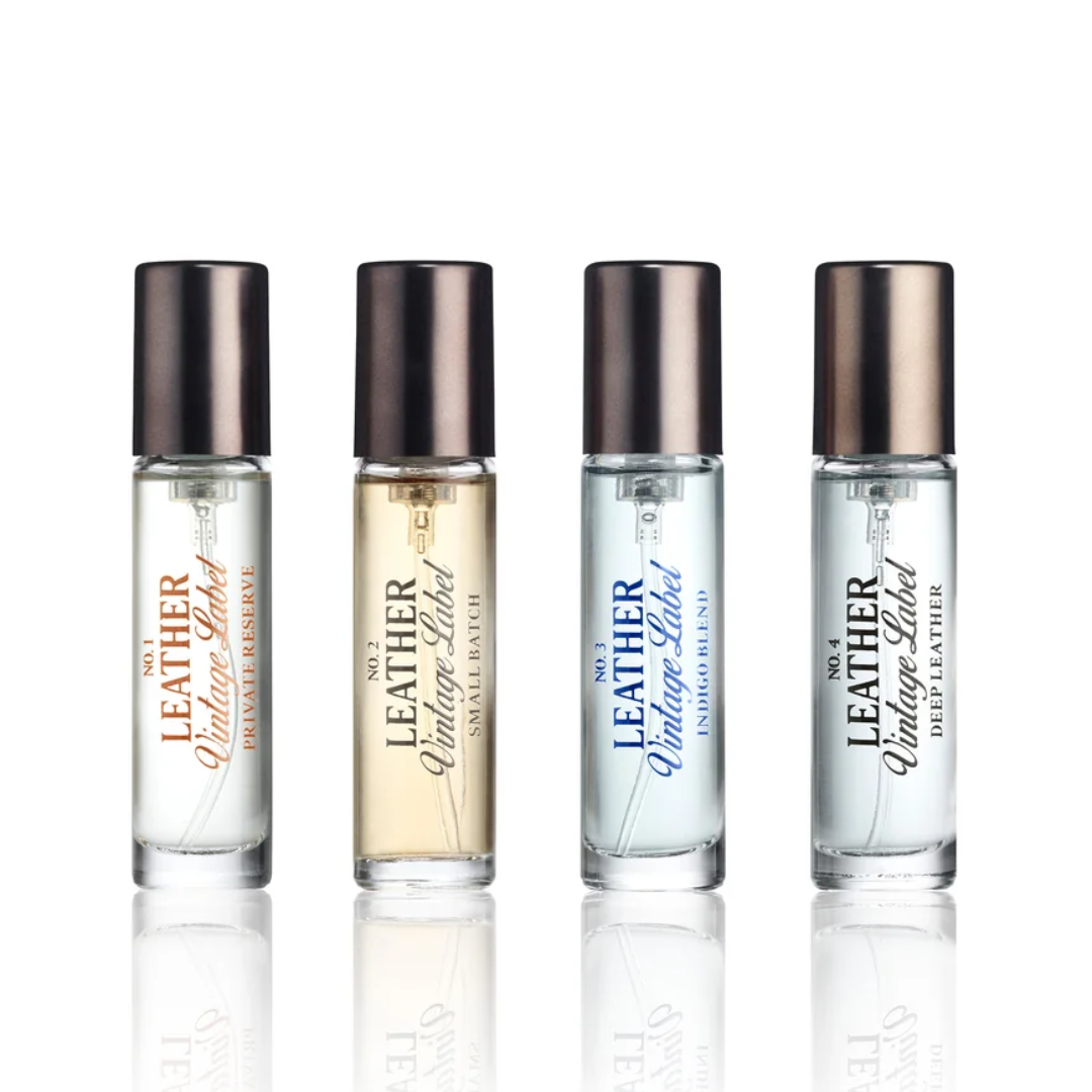 Tru Western Leather Mini Travel Set of Four 10mL Bottles 99036