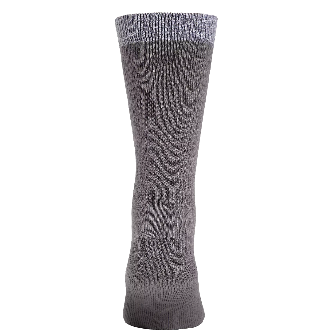 Wrangler Men's FiveStar Premium Grey Comfort Stretch 4-Pack Crew Socks WFE03M2600-GRY