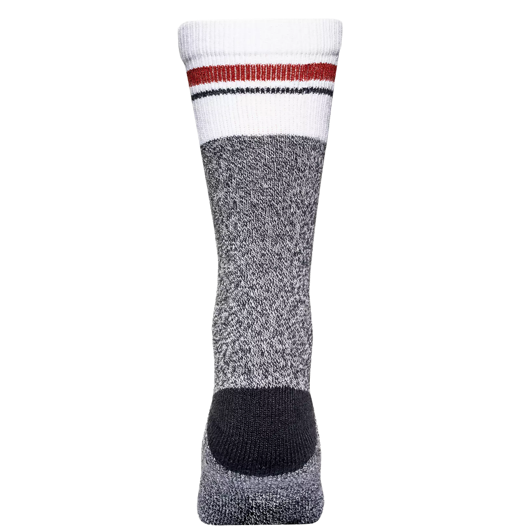 Wrangler Men's Cozy Cabin Black Comfort Stretch 4-Pack Crew Socks WFE03M2600-BLK