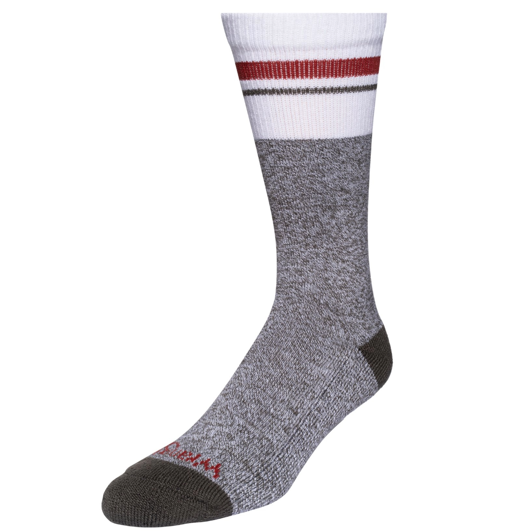 Wrangler Men's Cozy Cabin Green Comfort Stretch 4-Pack Crew Socks WFE03M2600-DMG