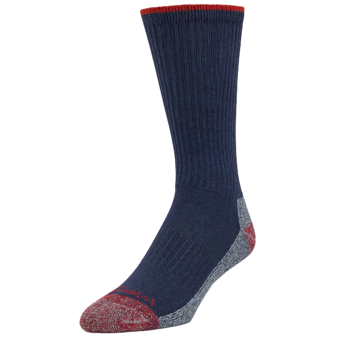 Wrangler Workwear Men's Ultra Dry Denim Assorted 6-Pack Crew Socks WWD03M2287
