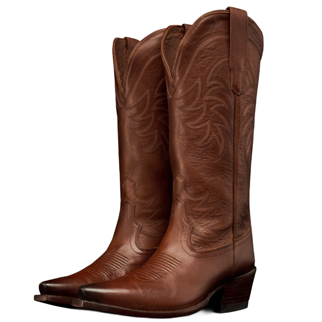 Tecovas Ladies The Annie Sequoia Cowhide Leather Western Boot 20007SEQ