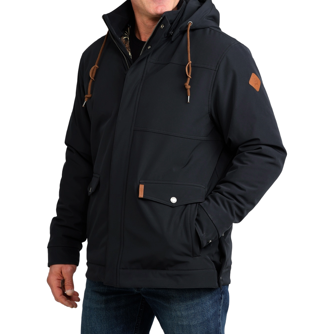 Cinch Men's Black Bonded Hoodie Jacket MWJ1949001